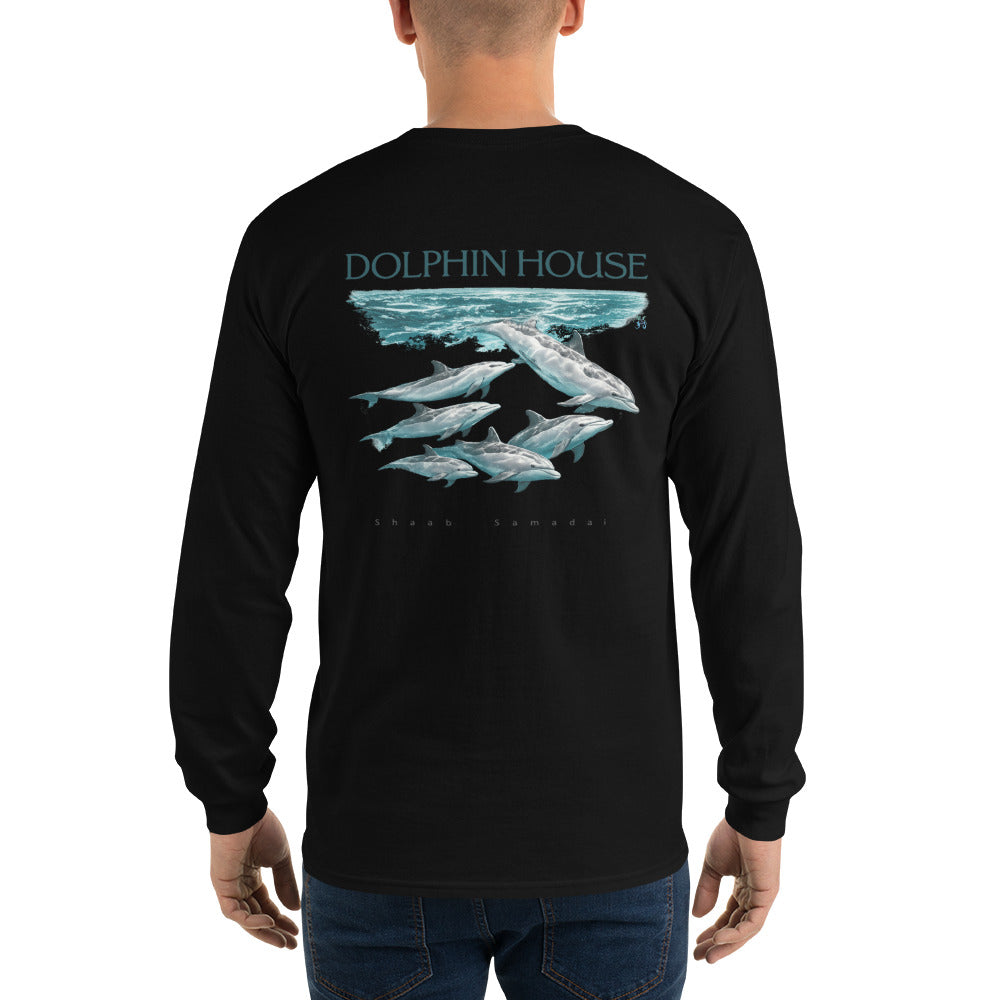 T-shirt à manches longues MacJos dauphins Mer Rouge