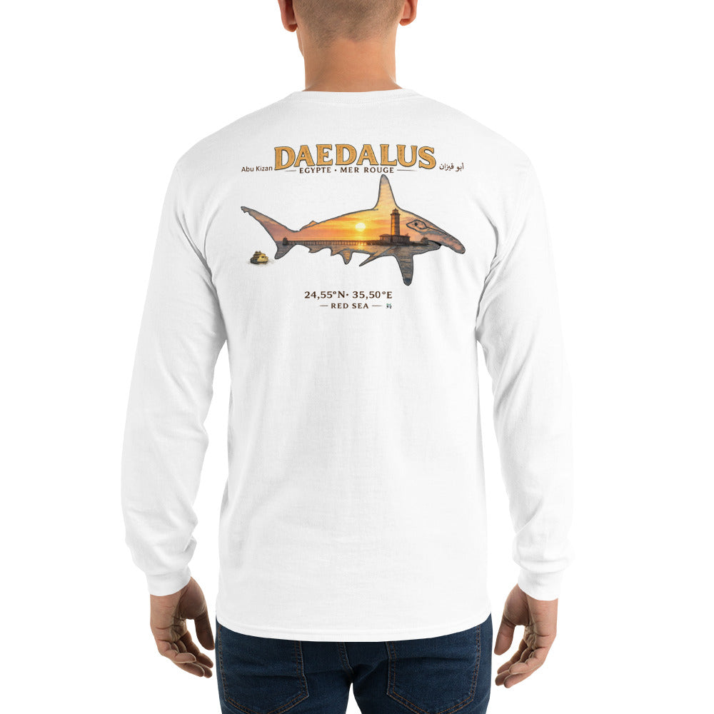 T-shirt à manches longues MacJos Daedalus Reef – Requin marteau 