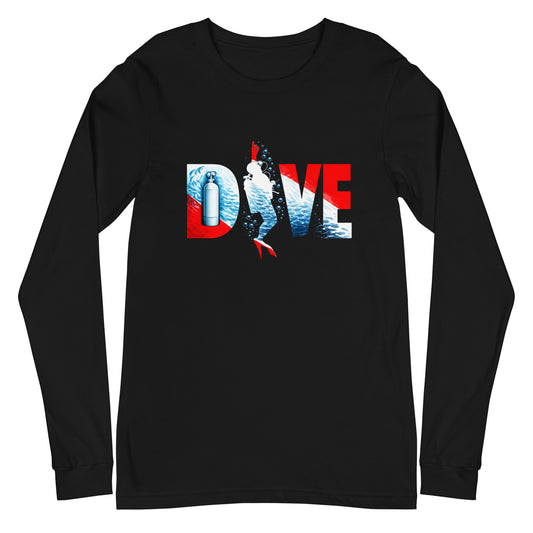 T-shirt Manche longue plongée sous marine DIVE Alpha MacJos