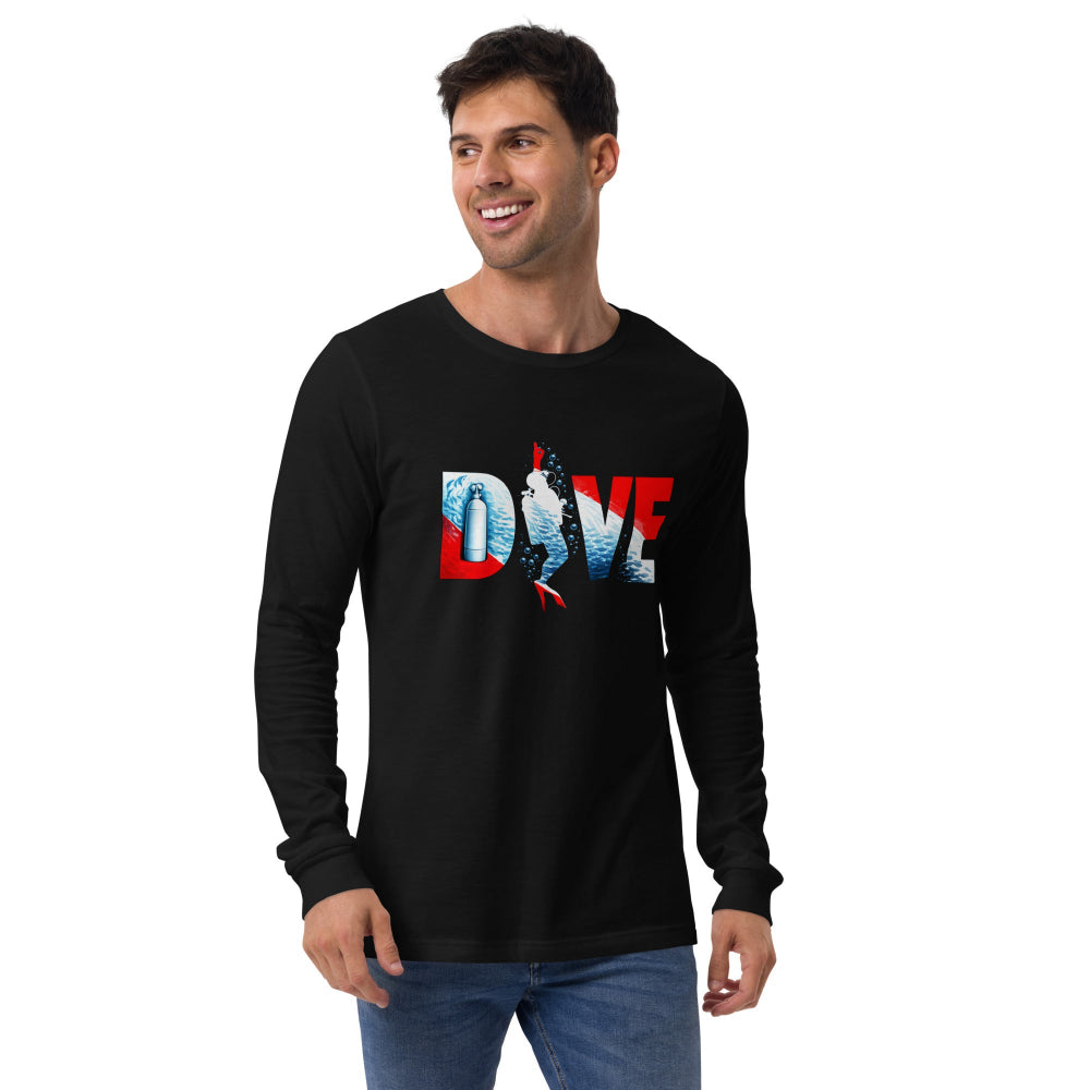 T-shirt Manche longue plongée sous marine DIVE Alpha MacJos