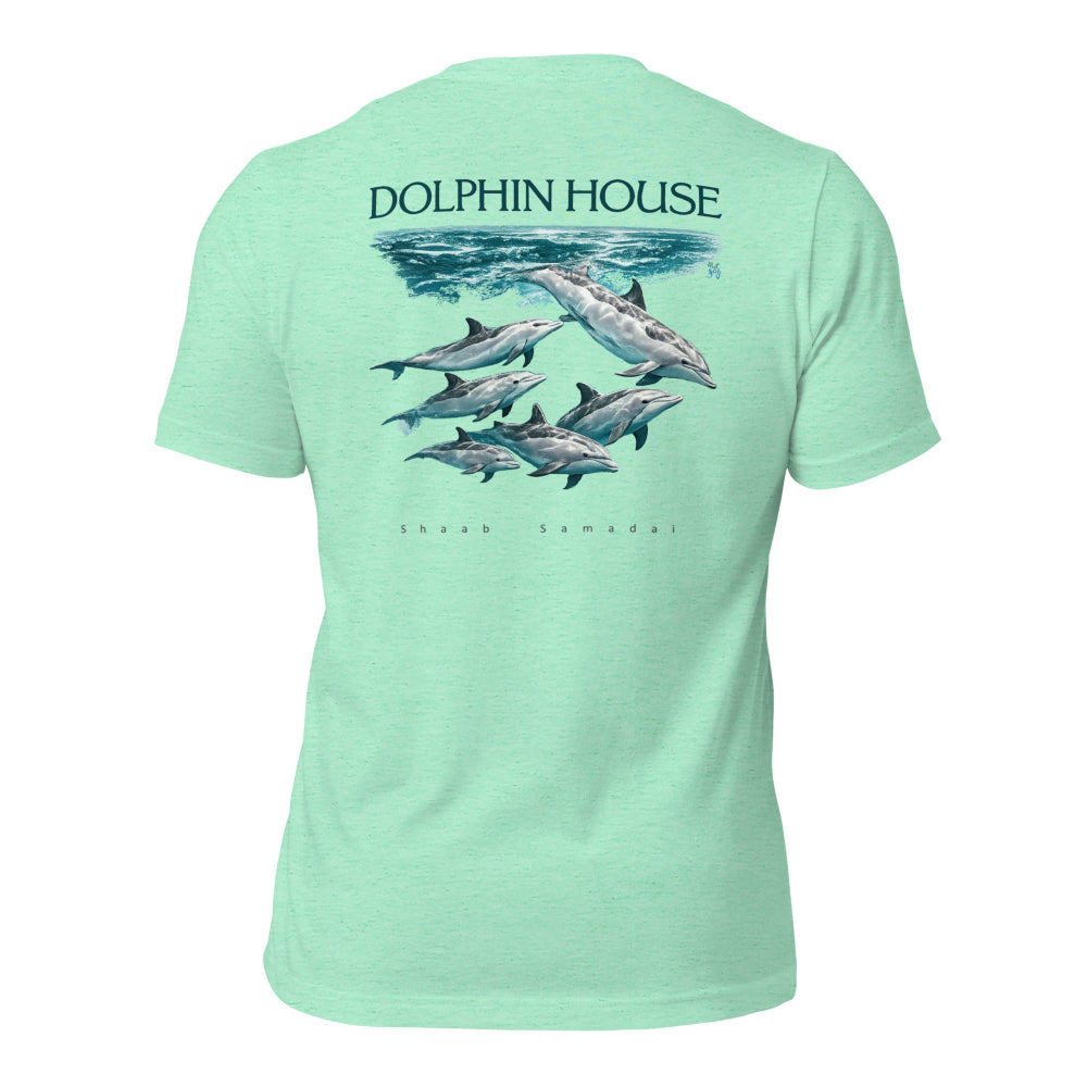 T-shirt naturel MacJos dauphins Mer Rouge