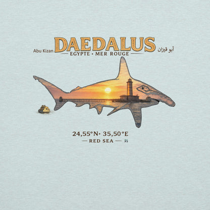 T-shirt plongee MacJos Daedalus-les requins marteau d’Egypte
