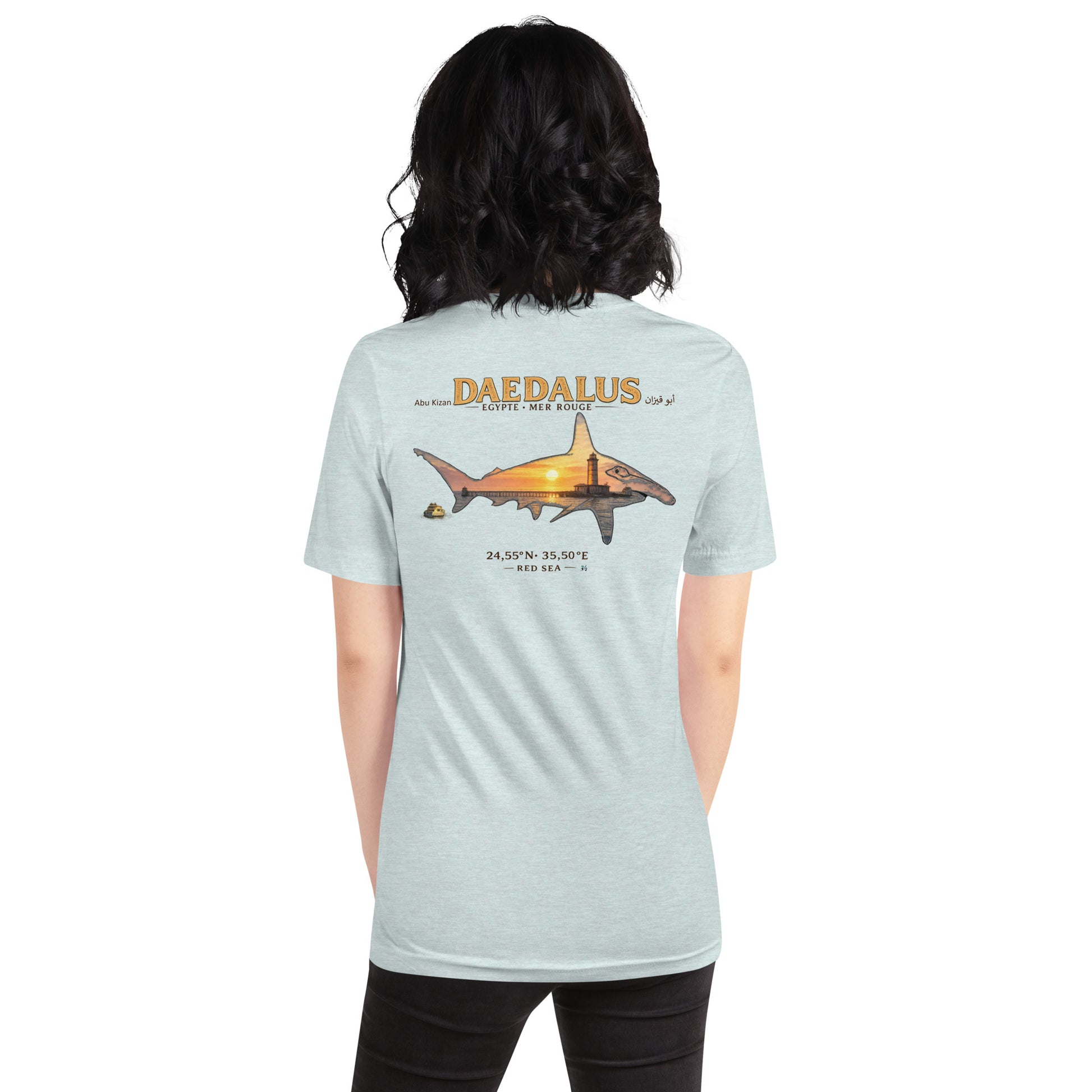T-shirt plongee MacJos Daedalus-les requins marteau d’Egypte