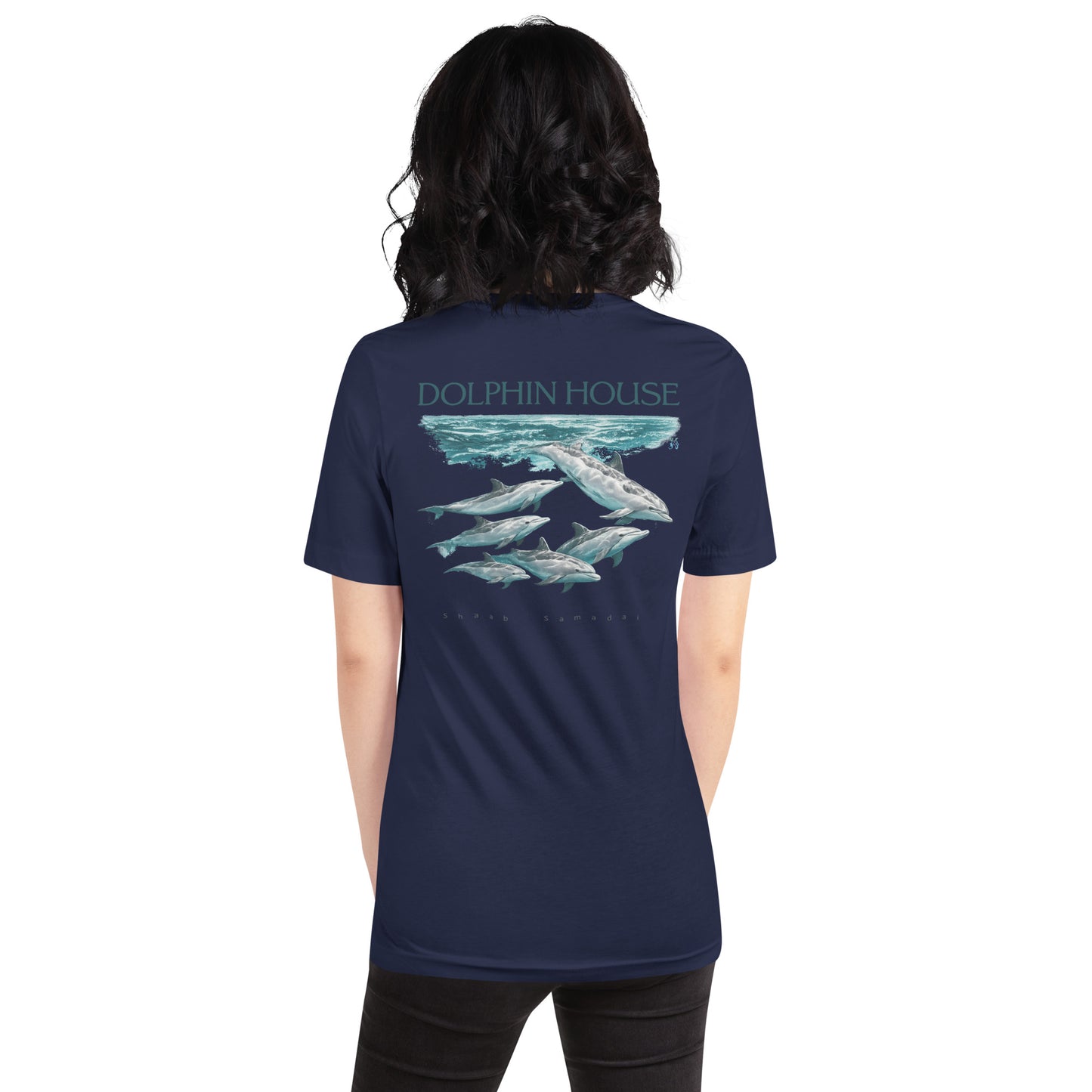 T-shirt unisexe MacJos dauphins Mer Rouge