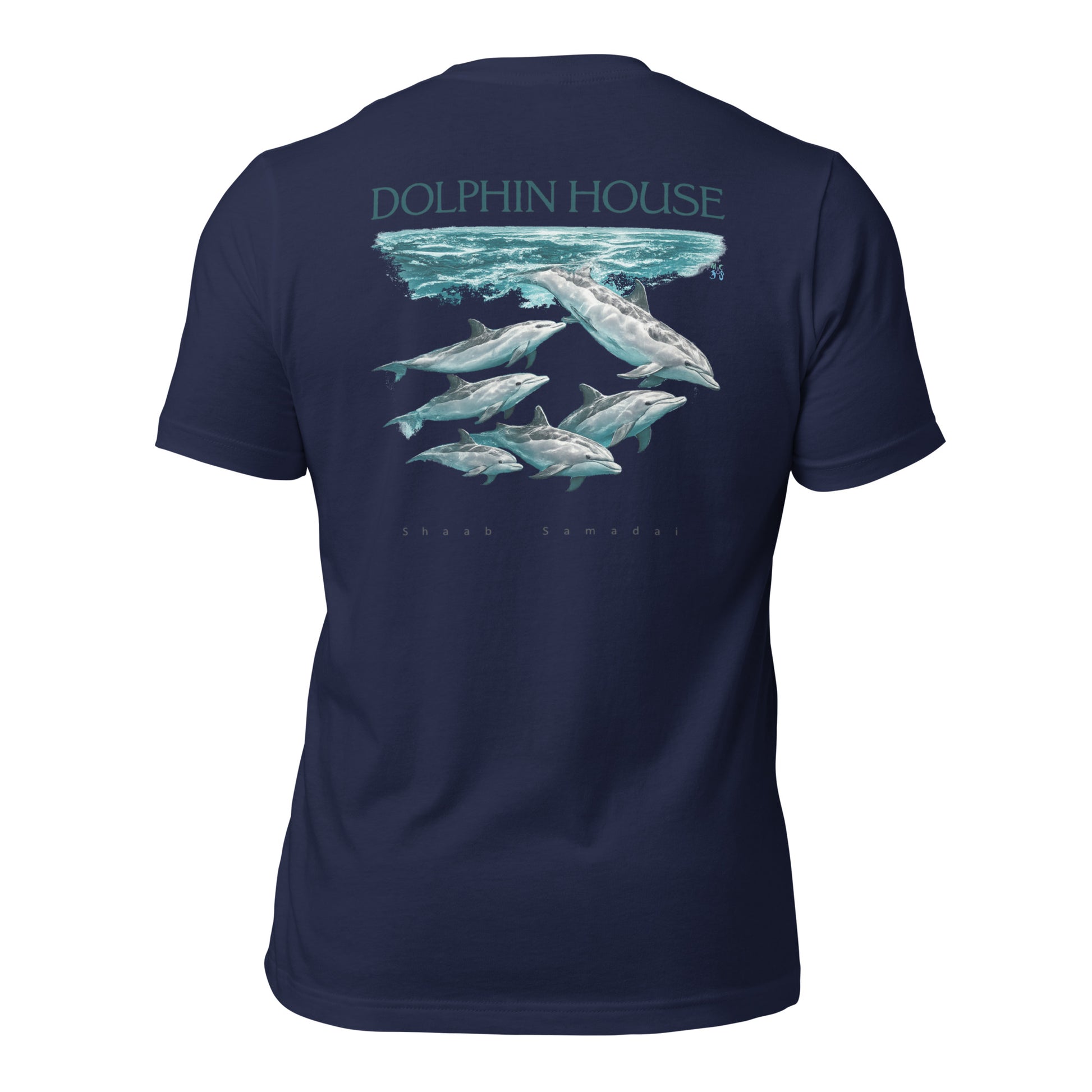 T-shirt unisexe MacJos dauphins Mer Rouge
