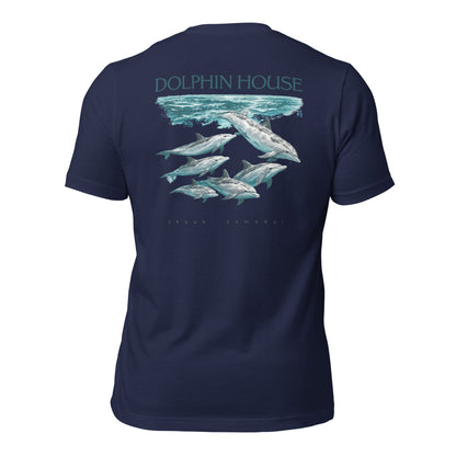 T-shirt unisexe MacJos dauphins Mer Rouge