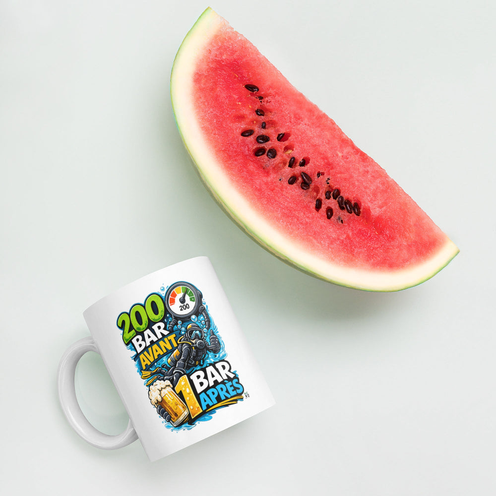 Mug MacJos, 200 Bar Avant, 1 Bar Après : Le Débrief du Plongeur 
