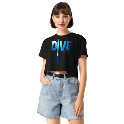 Crop top MacJos DIVE Flèche - plongée dans le bleu