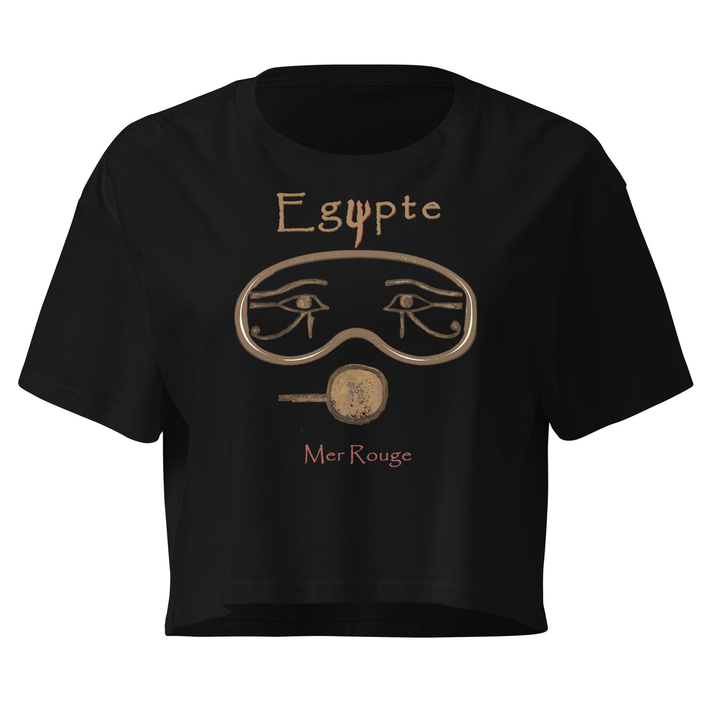 Crop Top MacJos plongée egypte antique – Masque egyptien Mer Rouge