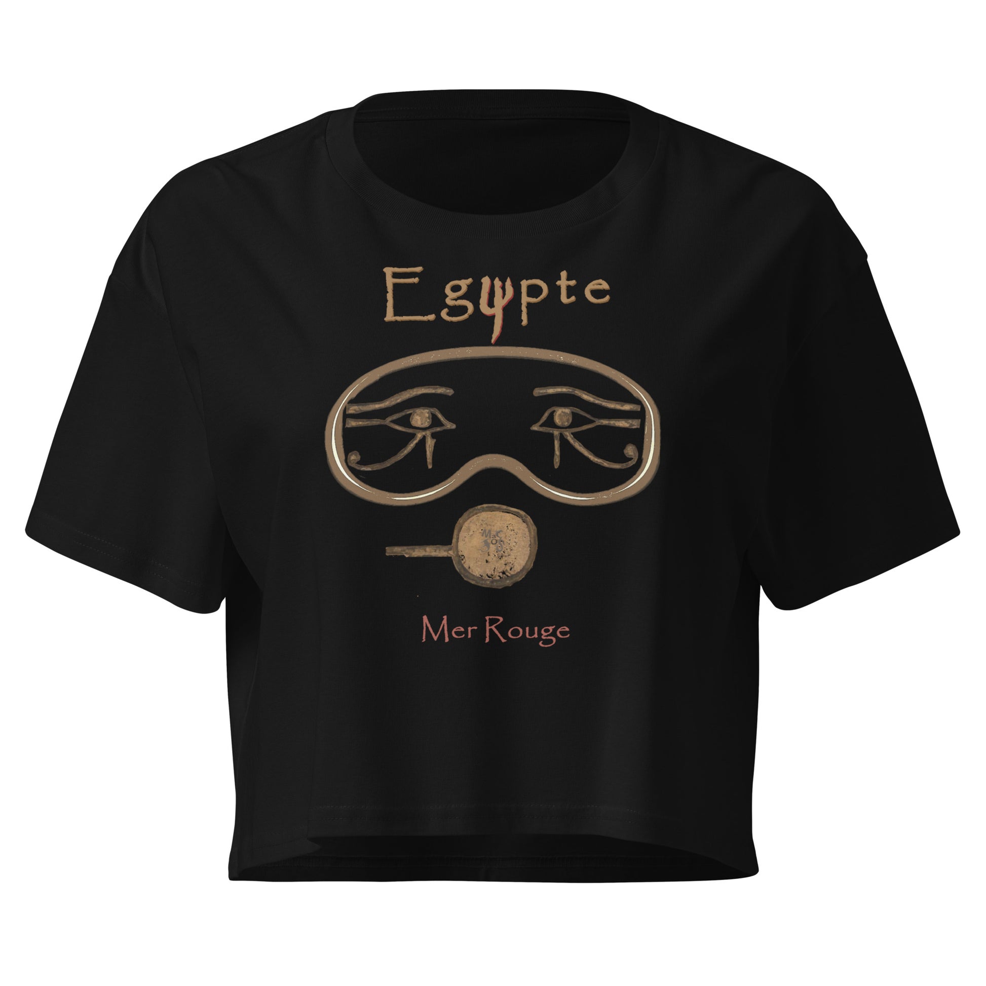 Crop Top MacJos plongée egypte antique – Masque egyptien Mer Rouge