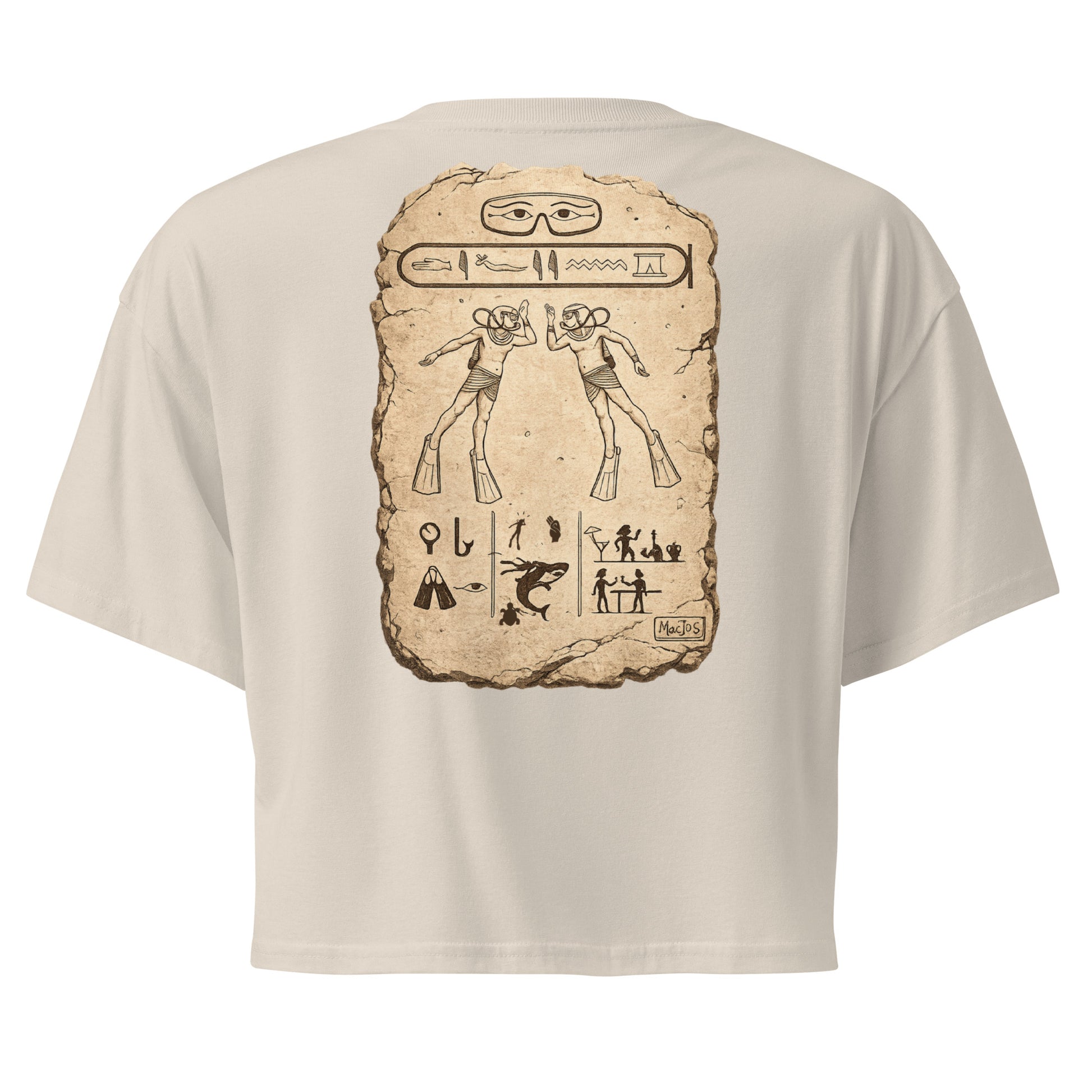 Crop top MacJos plongee en egypte Antique