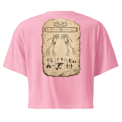 Crop top MacJos plongee en egypte Antique