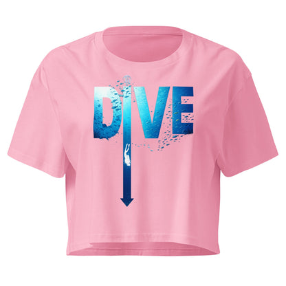 Crop top MacJos DIVE Flèche - plongée dans le bleu