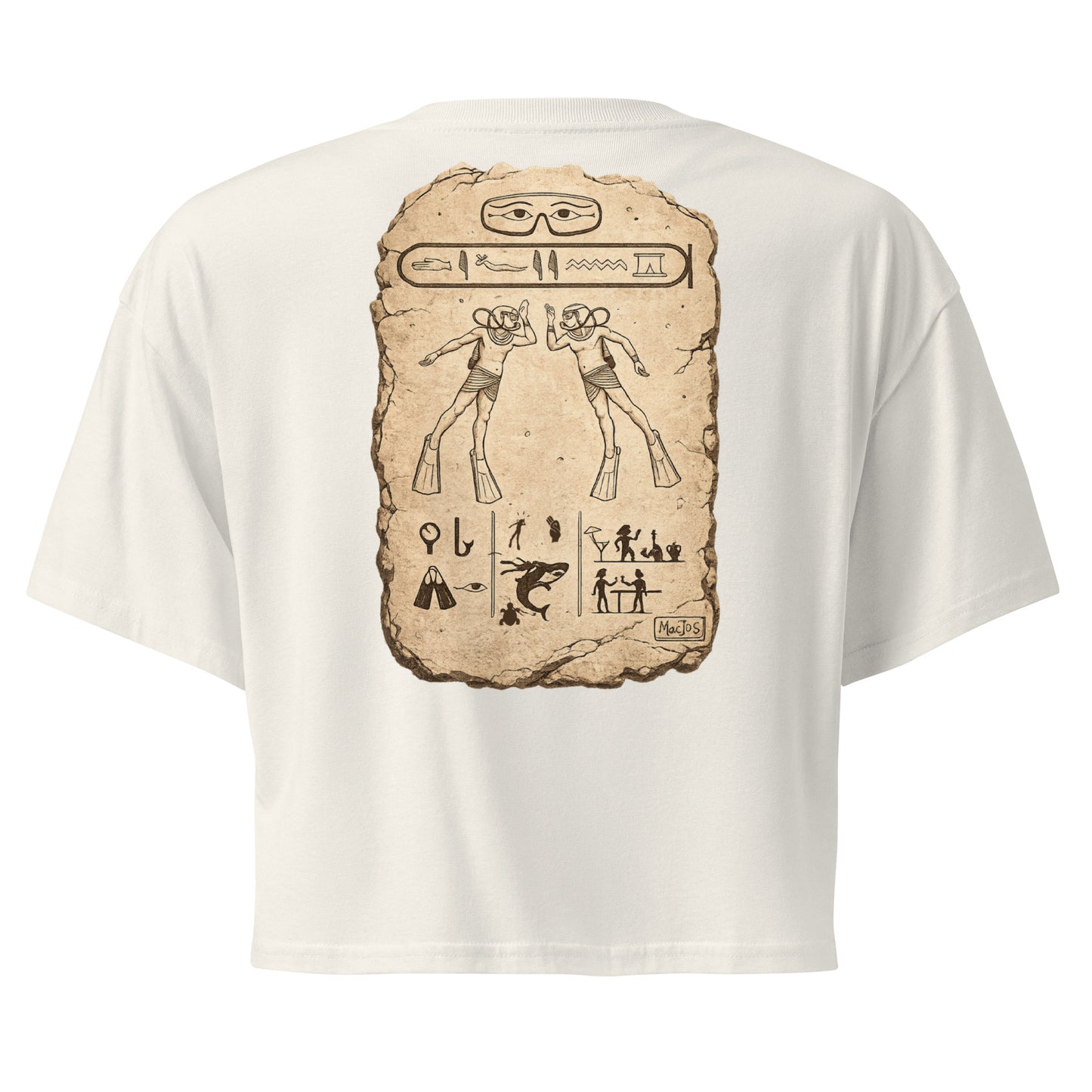 Crop top MacJos plongee en egypte Antique