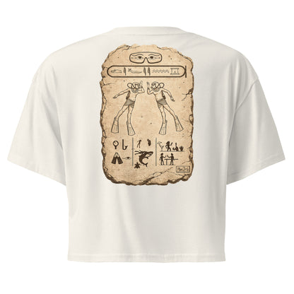 Crop top MacJos plongee en egypte Antique