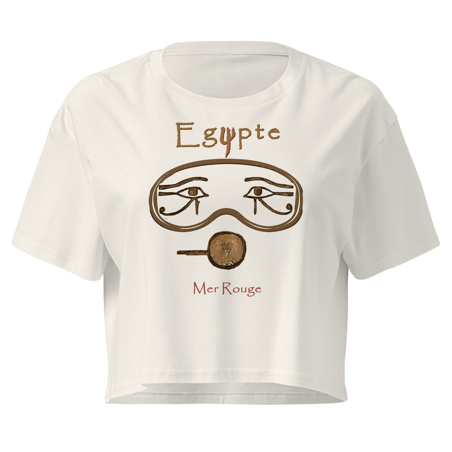 Crop Top MacJos plongée egypte antique – Masque egyptien Mer Rouge