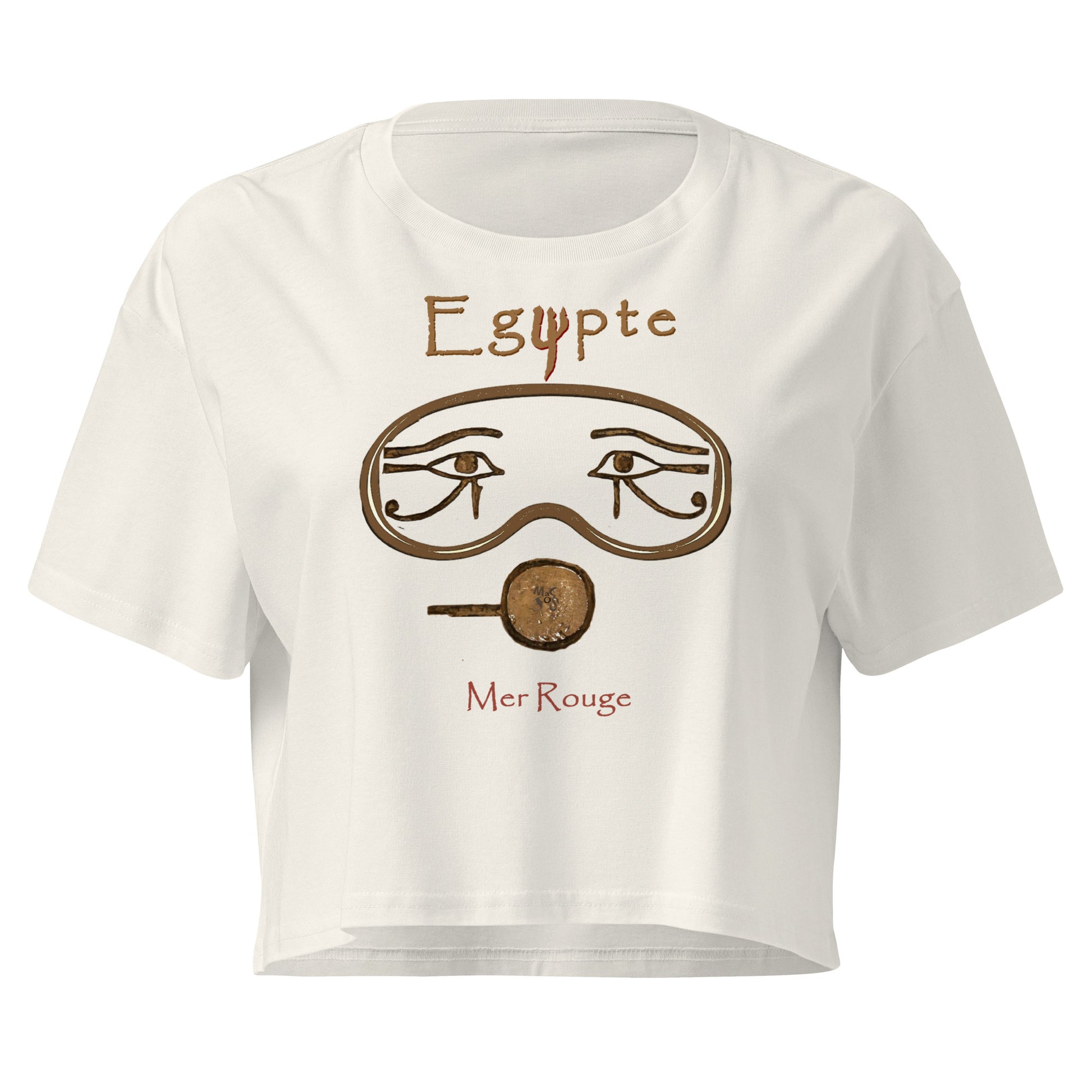 Crop Top MacJos plongée egypte antique – Masque egyptien Mer Rouge