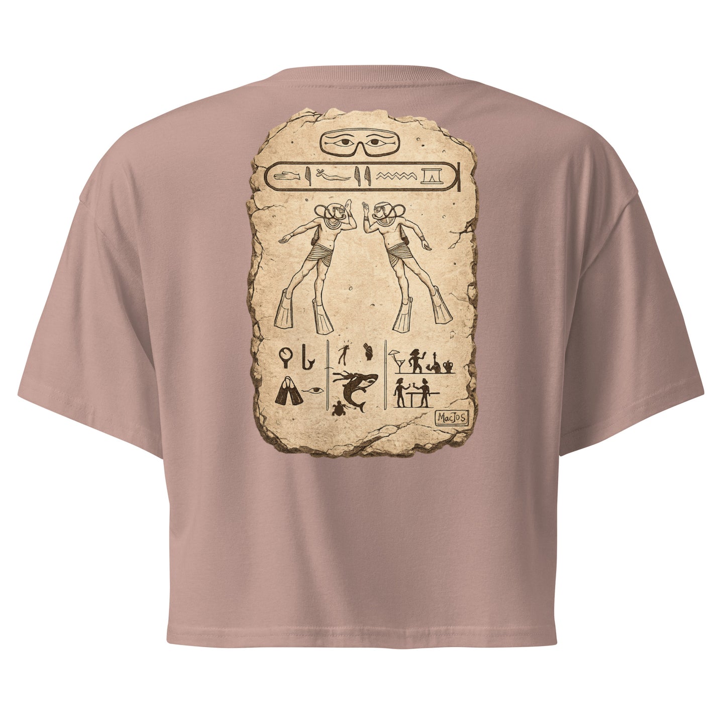 Crop top MacJos plongee en egypte AntiqueacJos plongee en egypte Antique