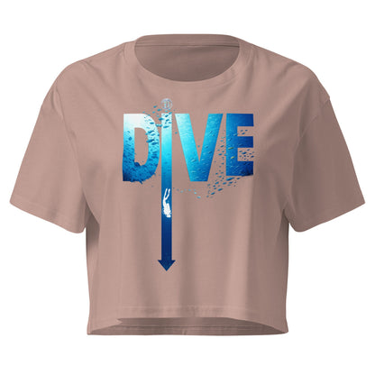 Crop top MacJos DIVE Flèche - plongée dans le bleu