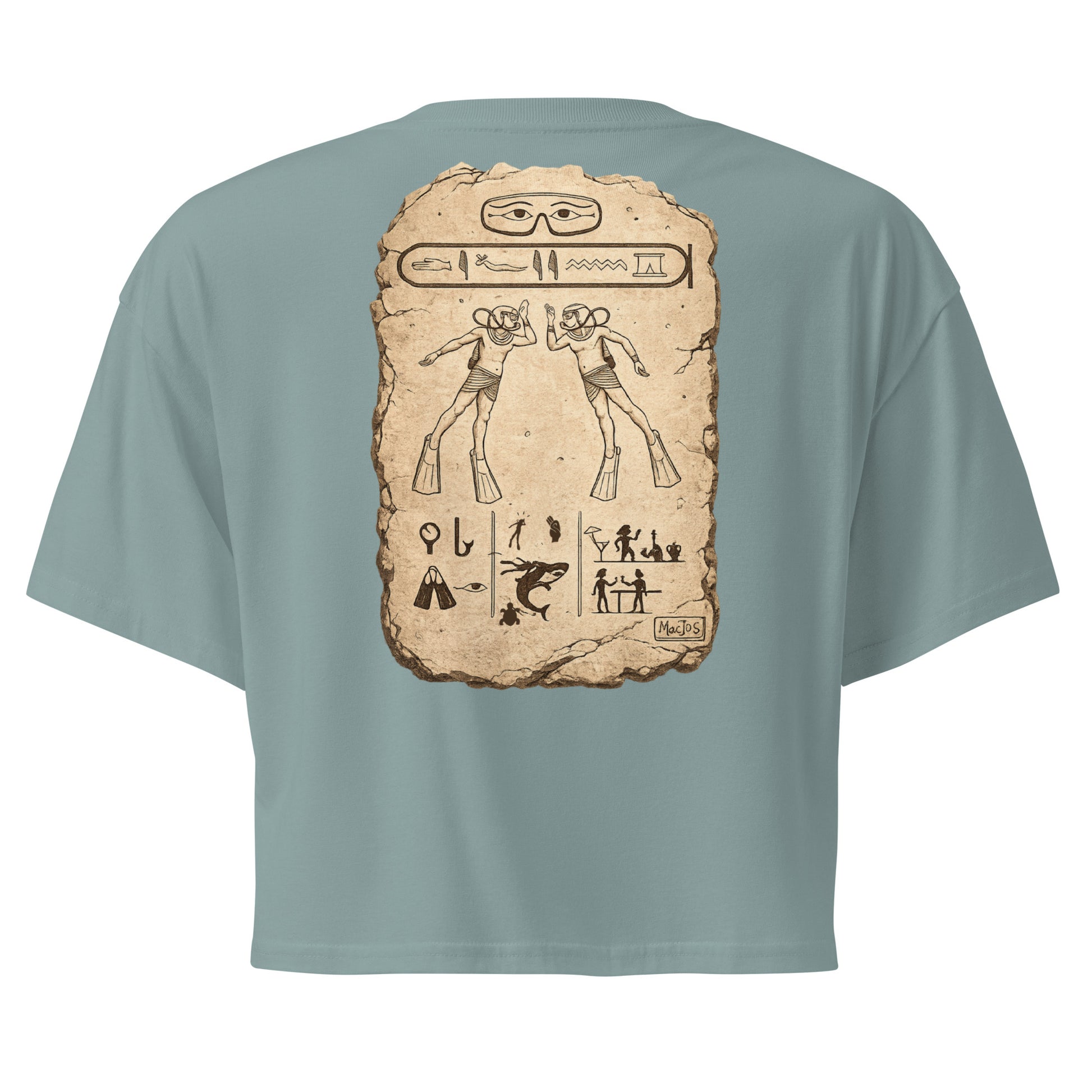 Crop top MacJos plongee en egypte Antique