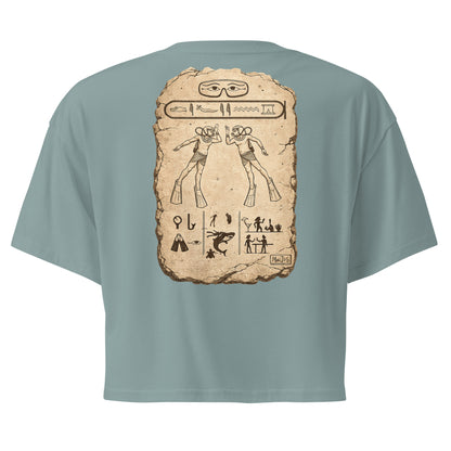 Crop top MacJos plongee en egypte Antique