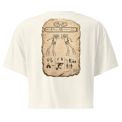 Crop top MacJos plongee en egypte Antique
