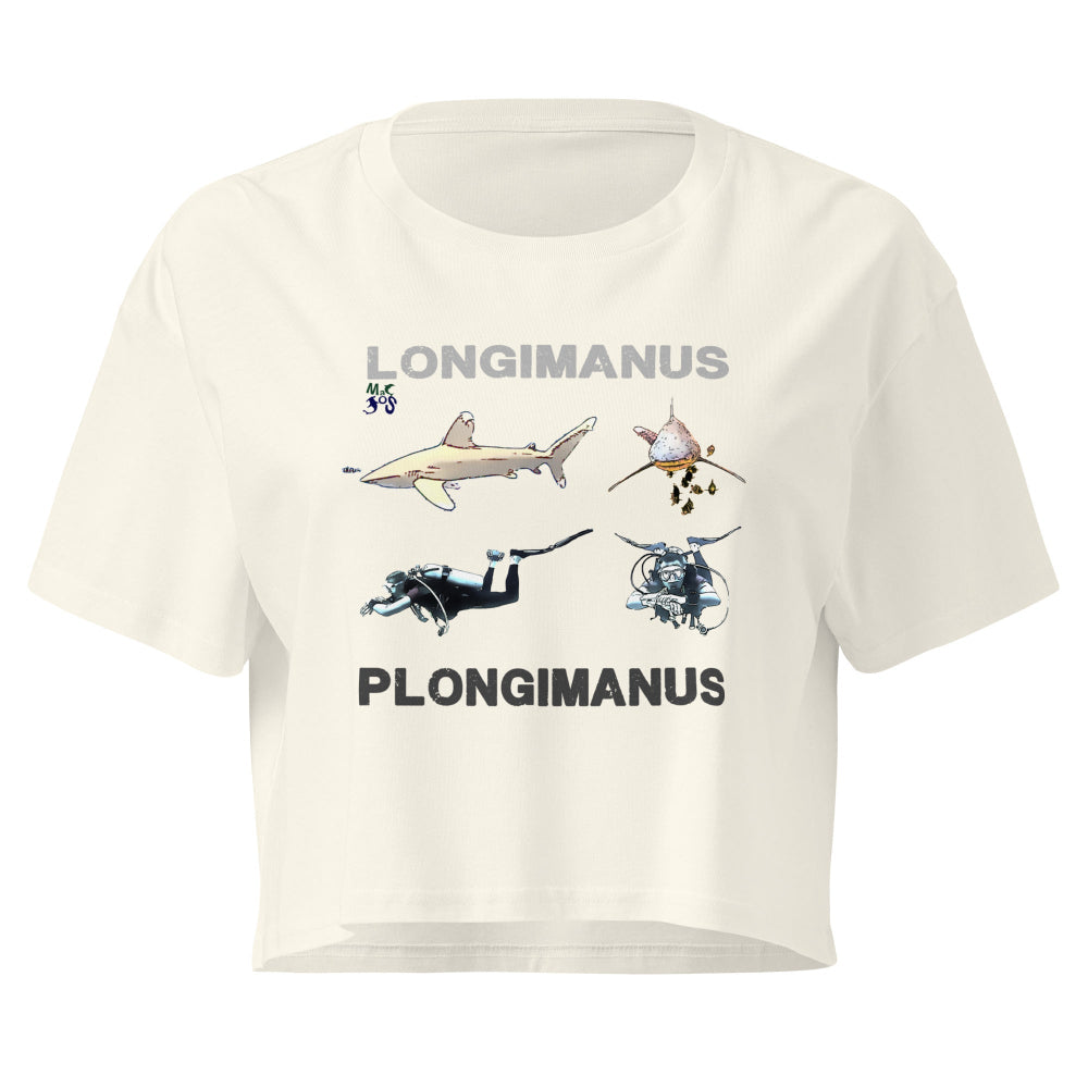 Crop top MacJos plongée Requin LONGIMANUS  PLONGIMANUS