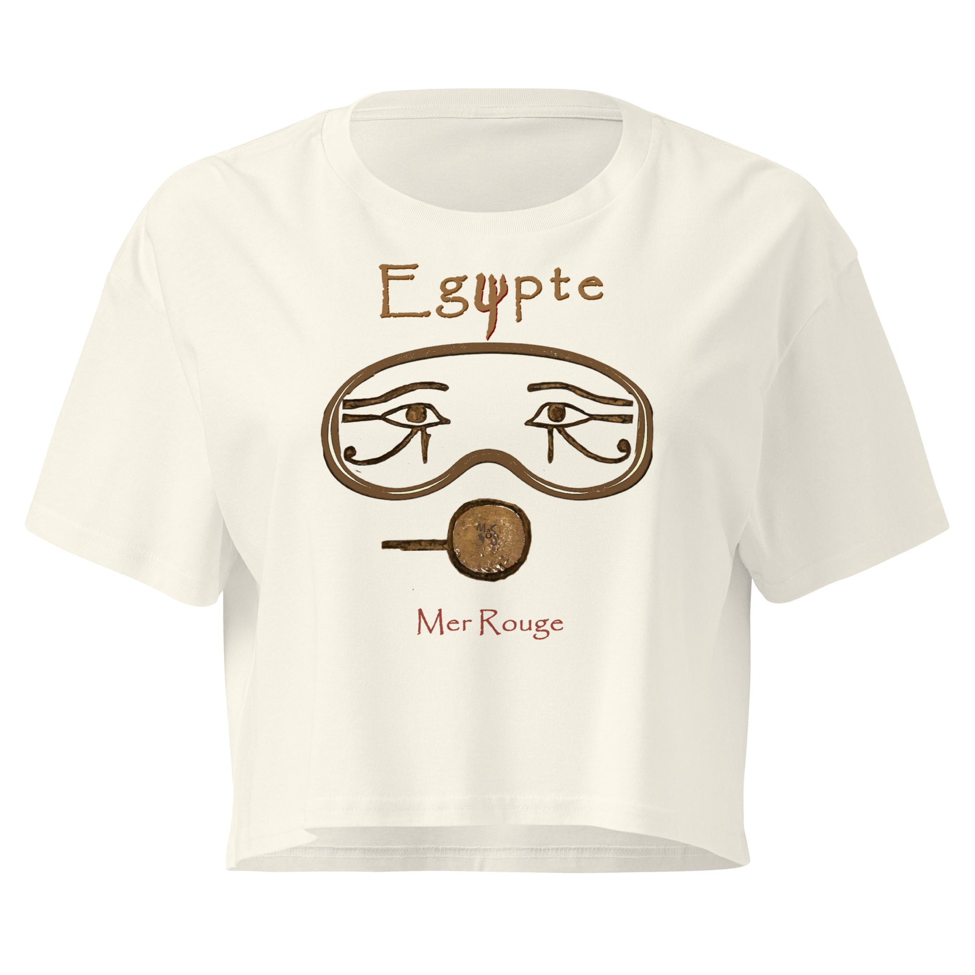 Crop Top MacJos plongée egypte antique – Masque egyptien Mer Rouge