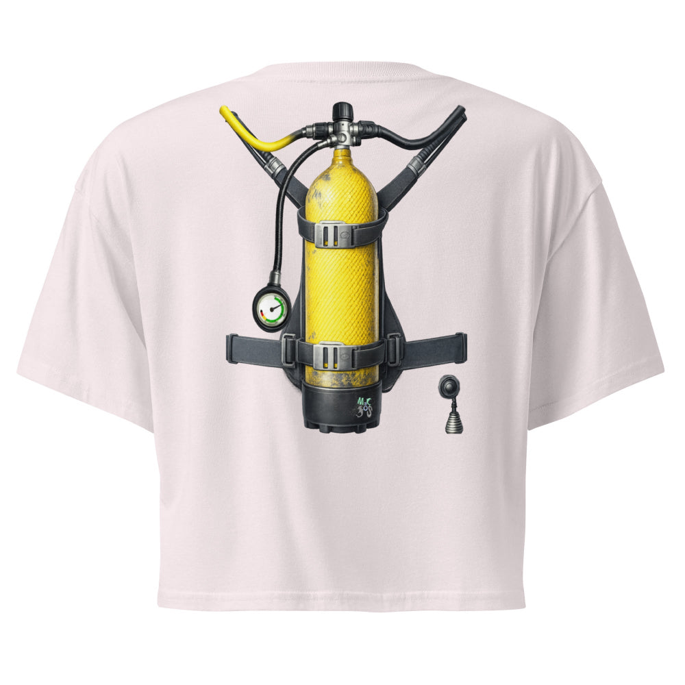 Crop top plongee trompe-l’oeil bouteille dans le dos | MacJos