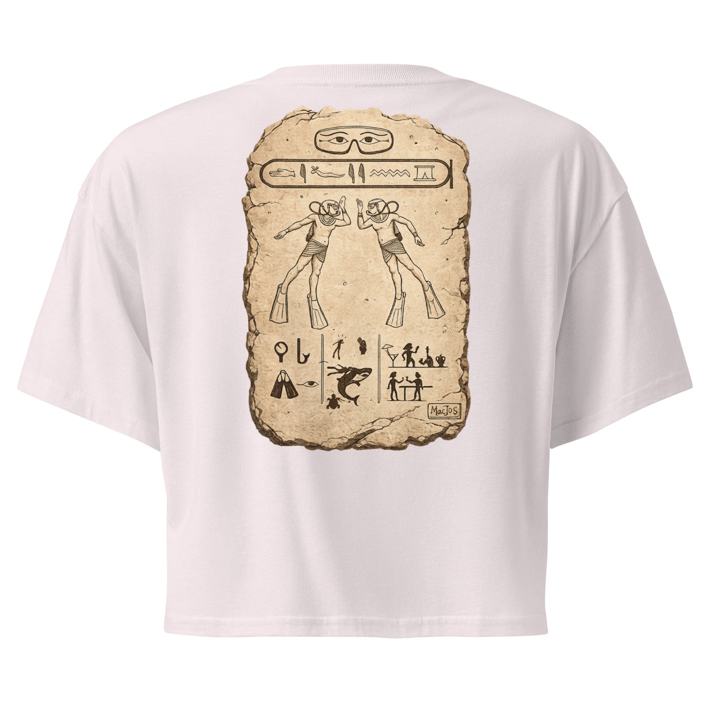 Crop top MacJos plongee en egypte Antique