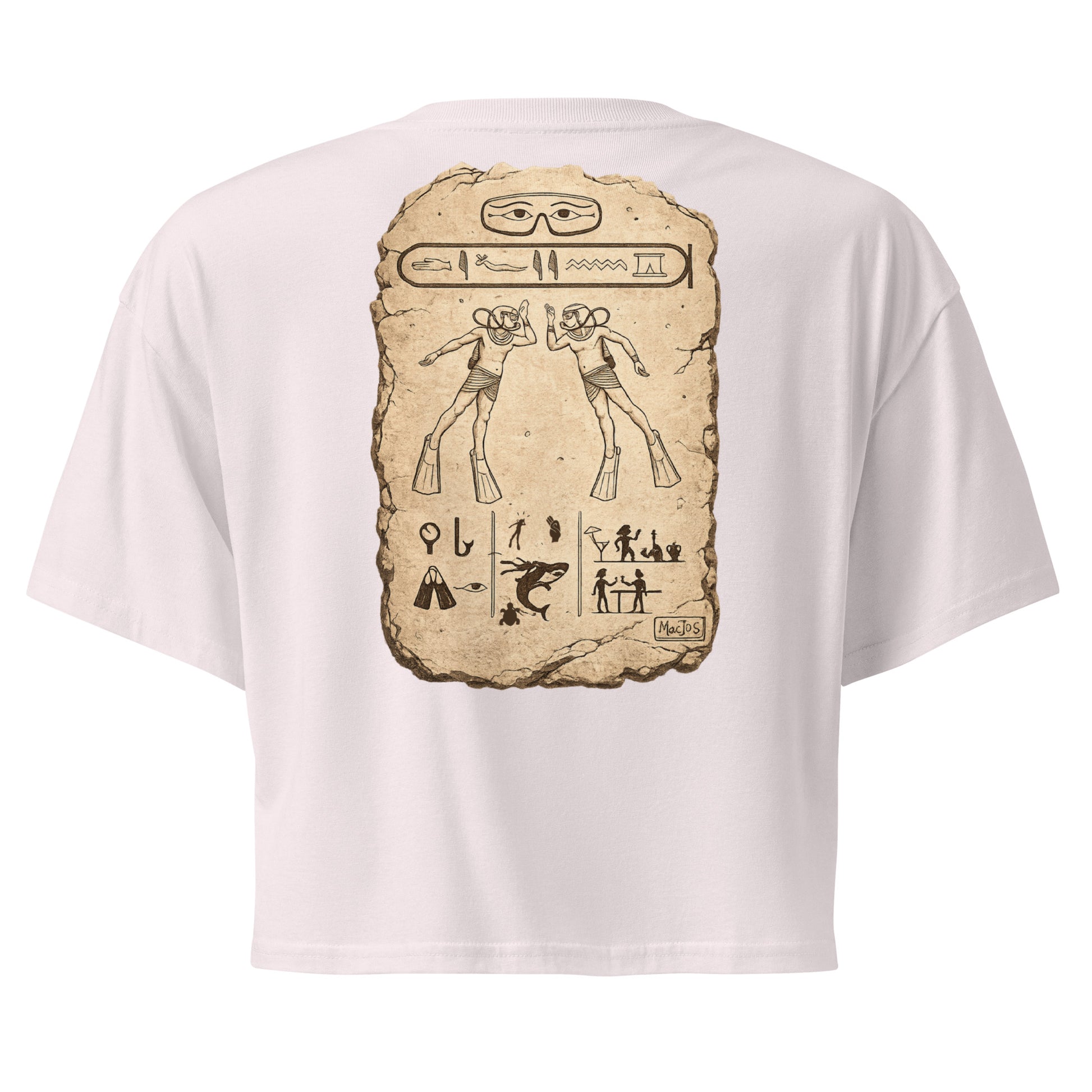 Crop top MacJos plongee en egypte Antique