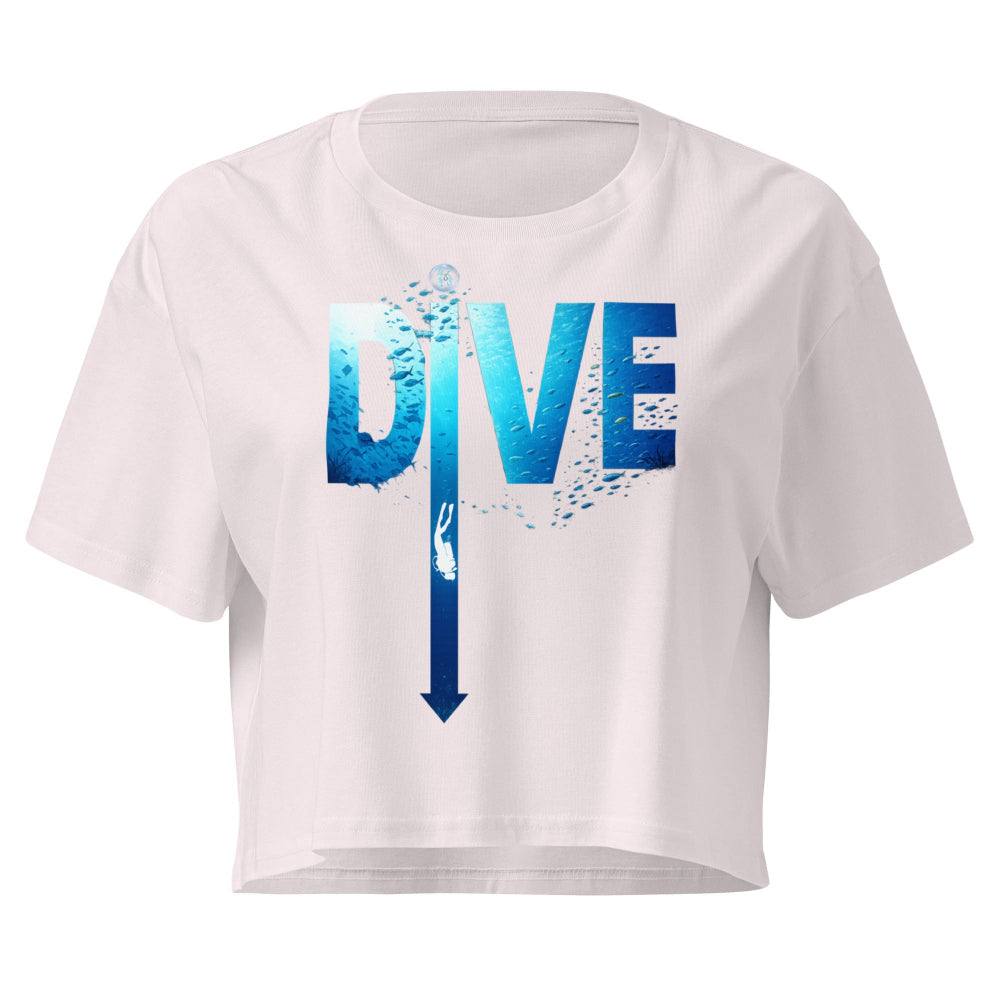 Crop top MacJos DIVE Flèche - plongée dans le bleu