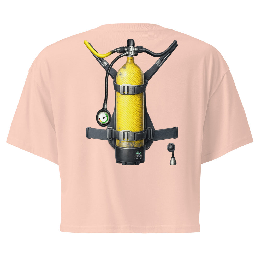 Crop top plongee trompe-l’oeil bouteille dans le dos | MacJos