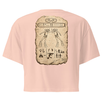 Crop top MacJos plongee en egypte Antique