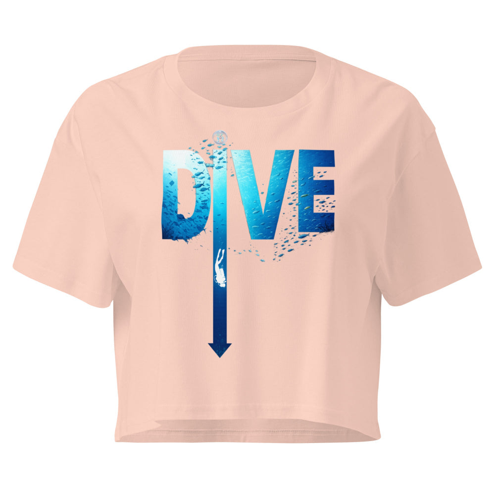 Crop top MacJos DIVE Flèche - plongée dans le bleu