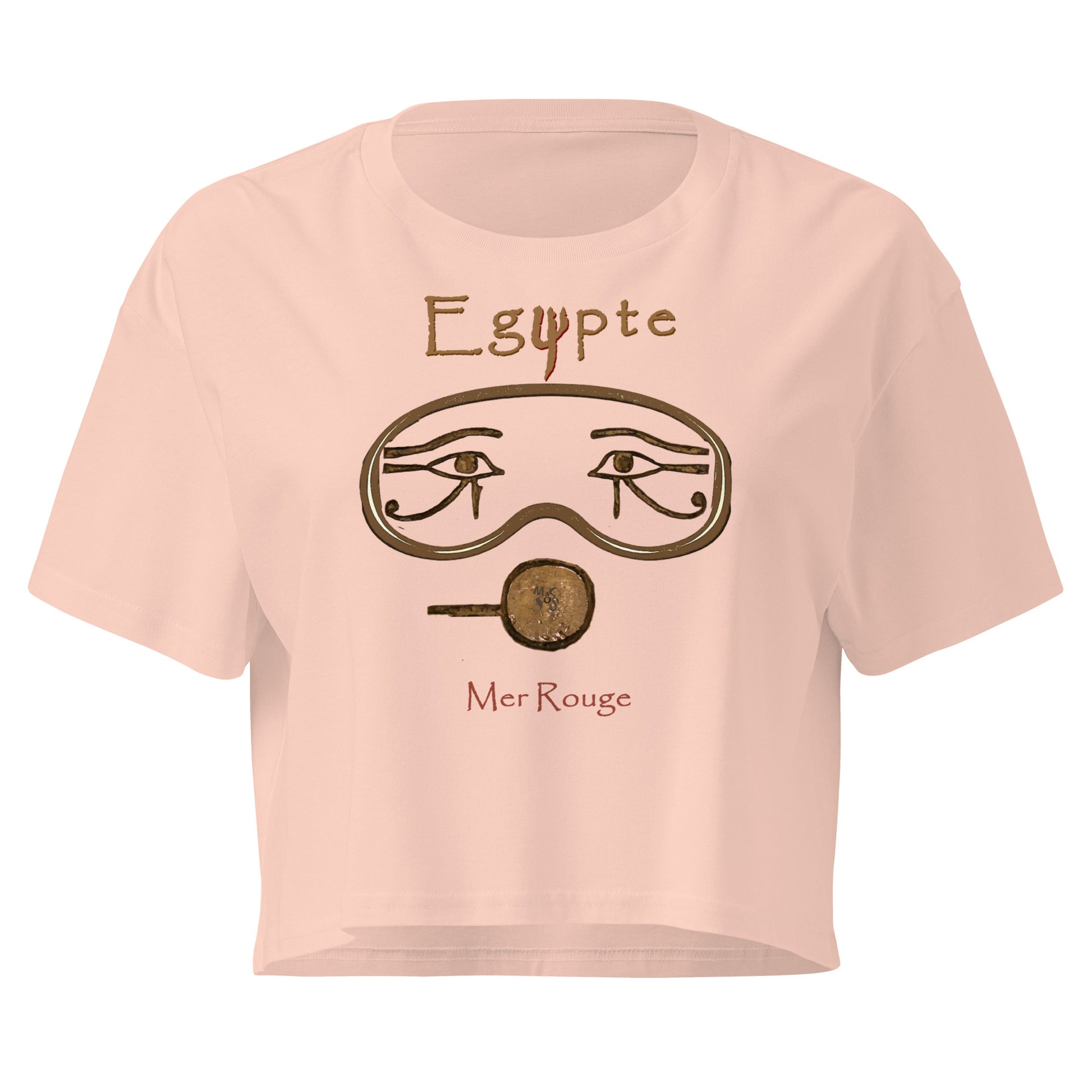 Crop Top MacJos plongée egypte antique – Masque egyptien Mer Rouge