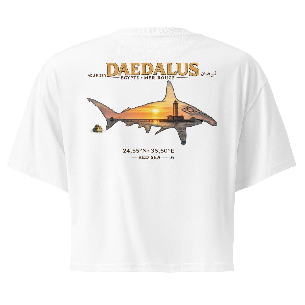Crop top MacJos Daedalus-les requins marteau d’Egypte