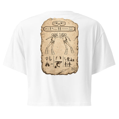 Crop top MacJos plongee en egypte Antique