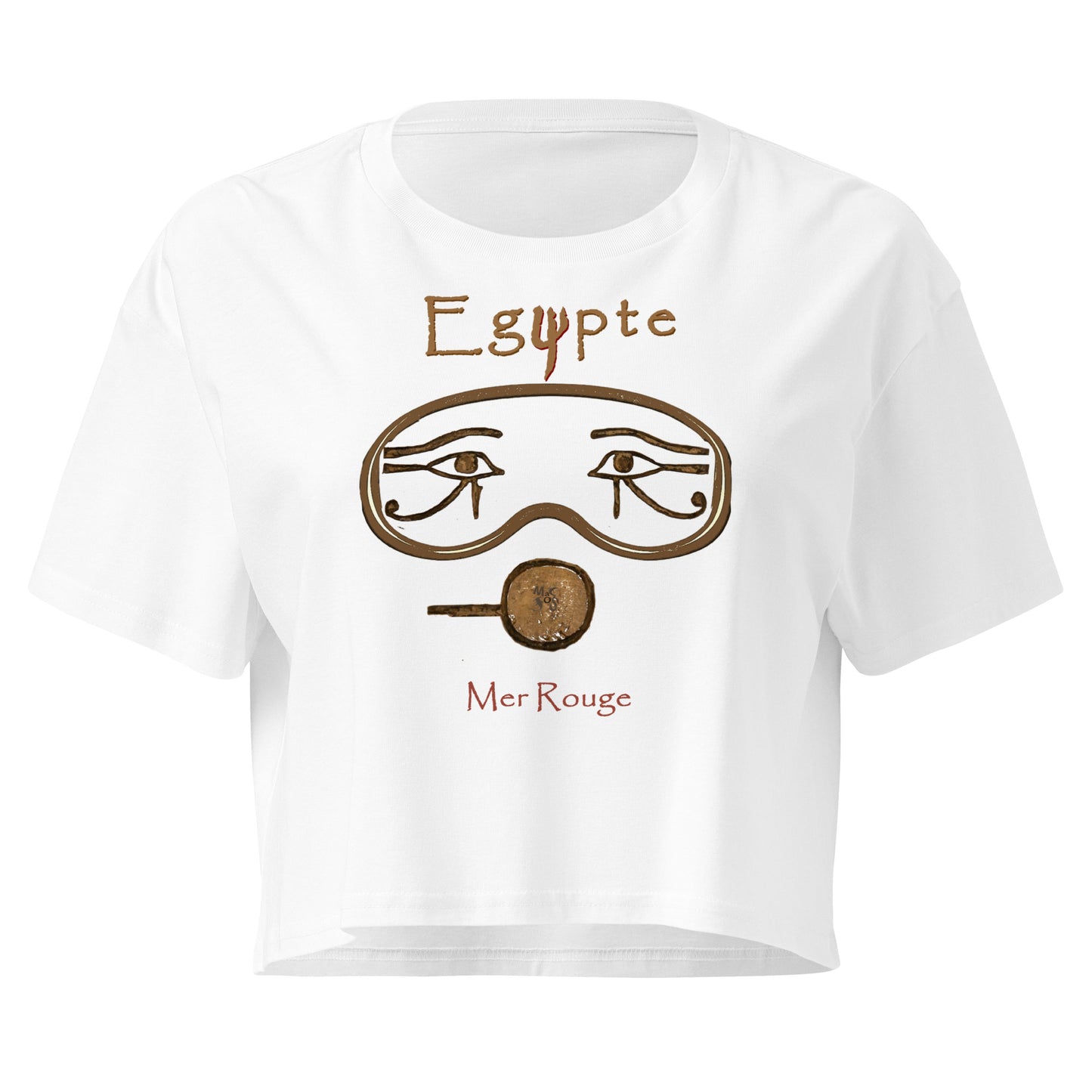 Crop Top MacJos plongée egypte antique – Masque egyptien Mer Rouge