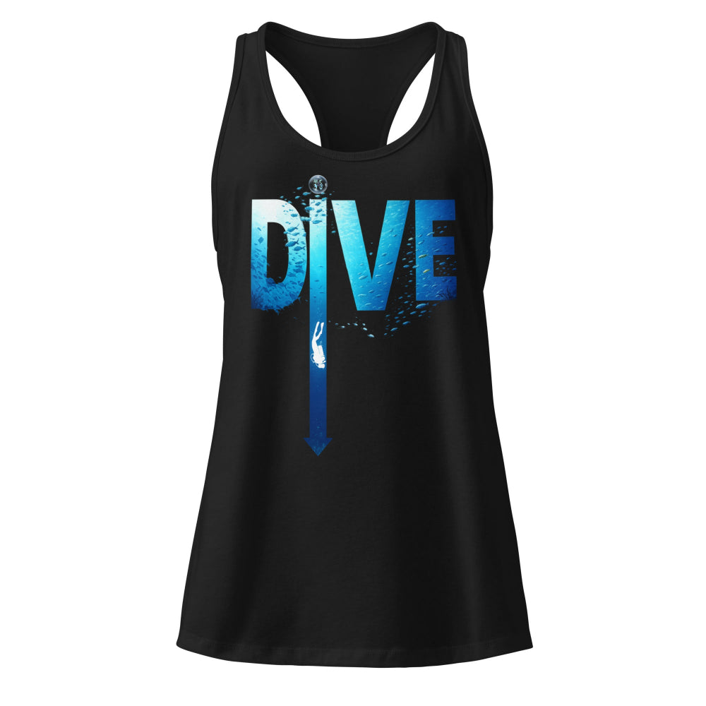 Debardeur plongeuse MacJos DIVE Flèche - plongée dans le bleu