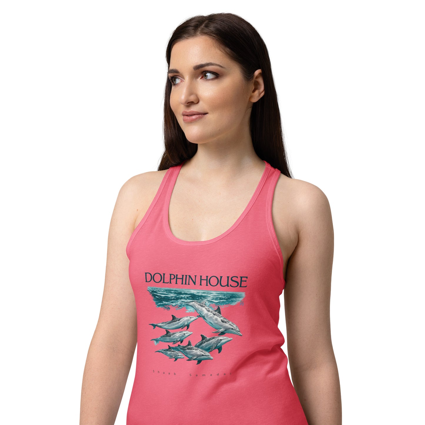 Débardeur femme MacJos dauphins Mer Rouge