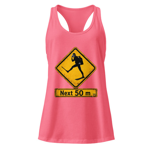 Débardeur plongée MacJos Panneau australien vintage Passage de Plongeur