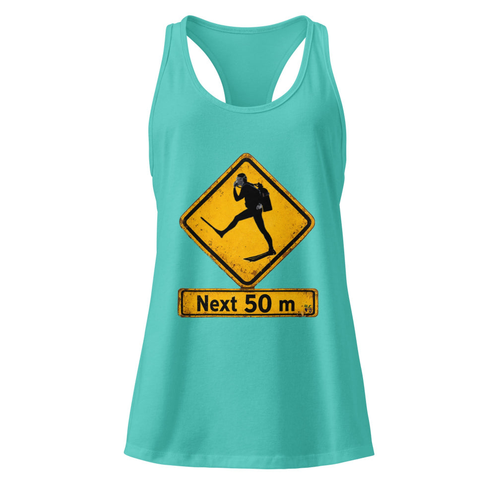 Débardeur plongée MacJos Panneau australien vintage Passage de Plongeur