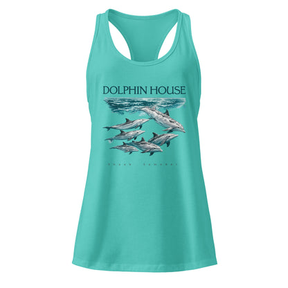 Débardeur femme MacJos dauphins Mer Rouge