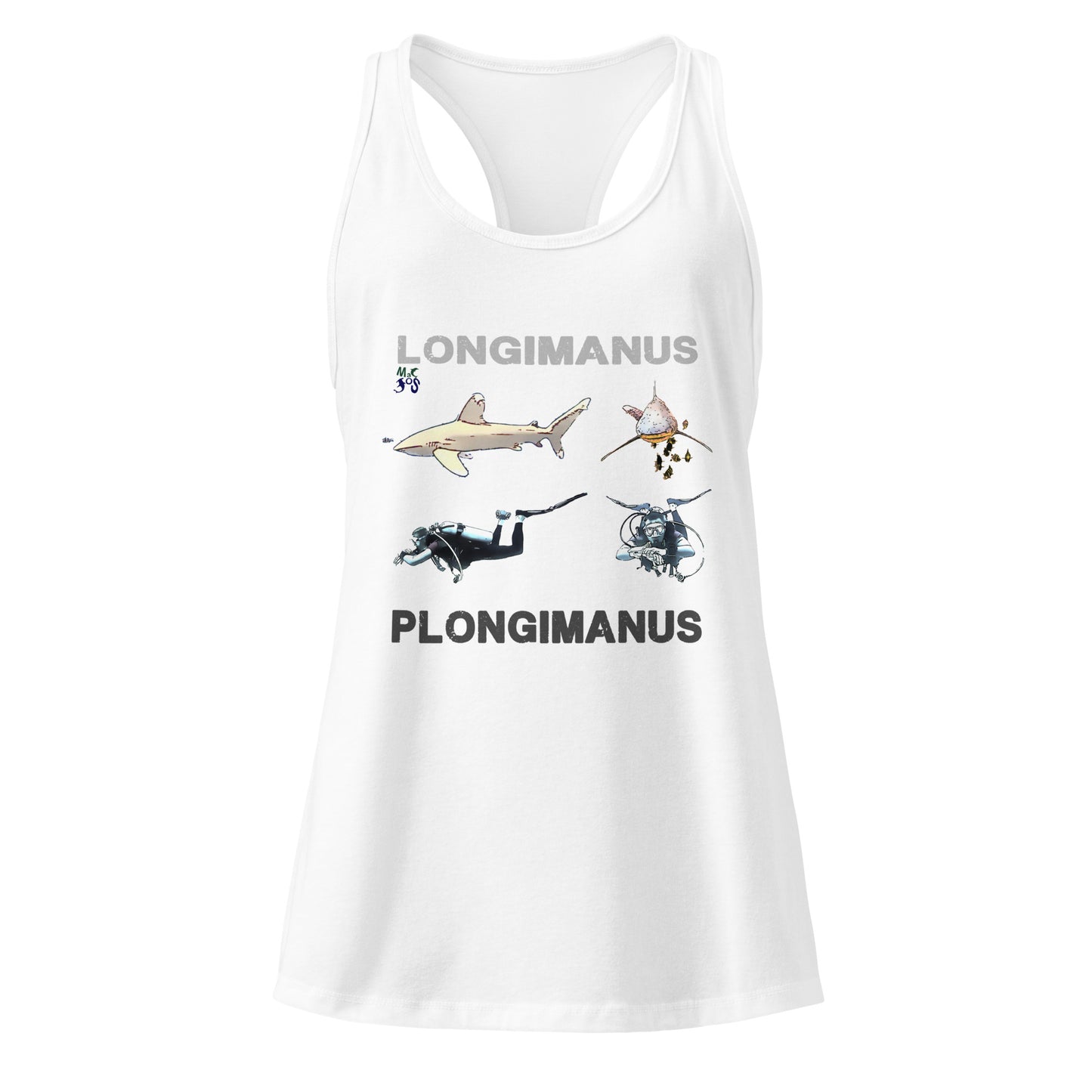 Debardeur MacJos plongée Requin LONGIMANUS  PLONGIMANUS
