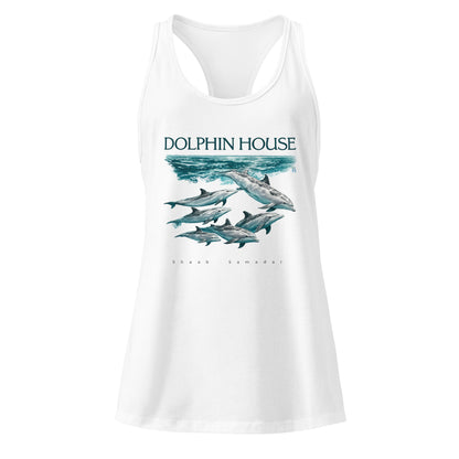 Débardeur femme MacJos dauphins Mer Rouge