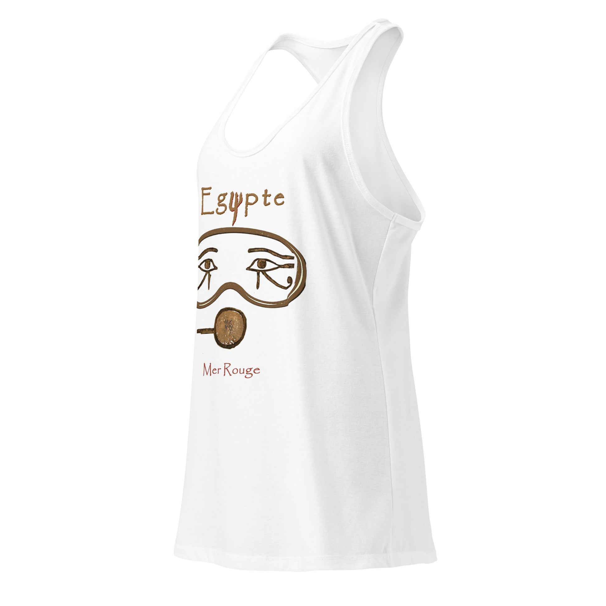 Debardeur gris MacJos plongée egypte antique – Masque egyptien Mer Rouge