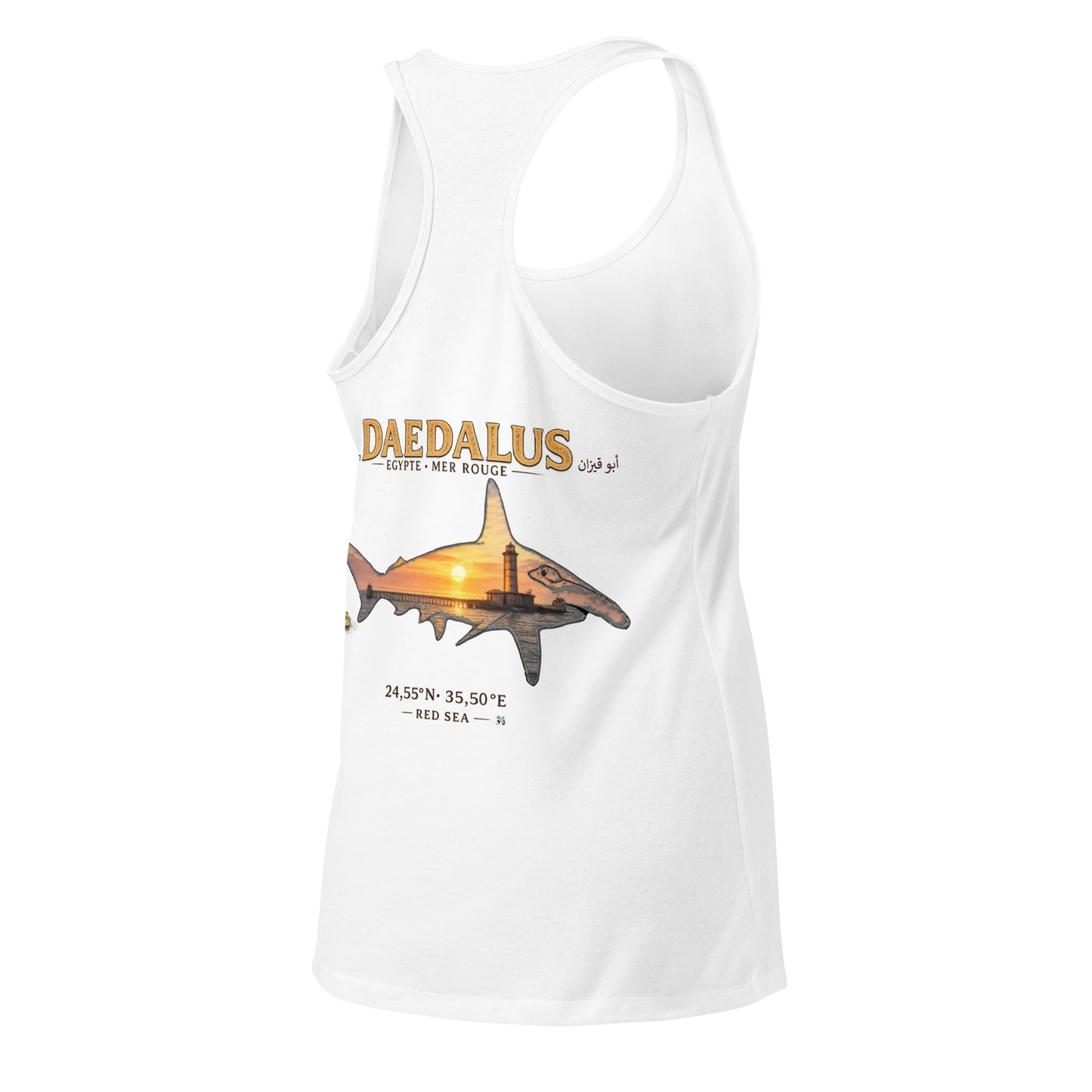 Débardeur plongeuse MacJos Daedalus-les requins marteau d’Egypte