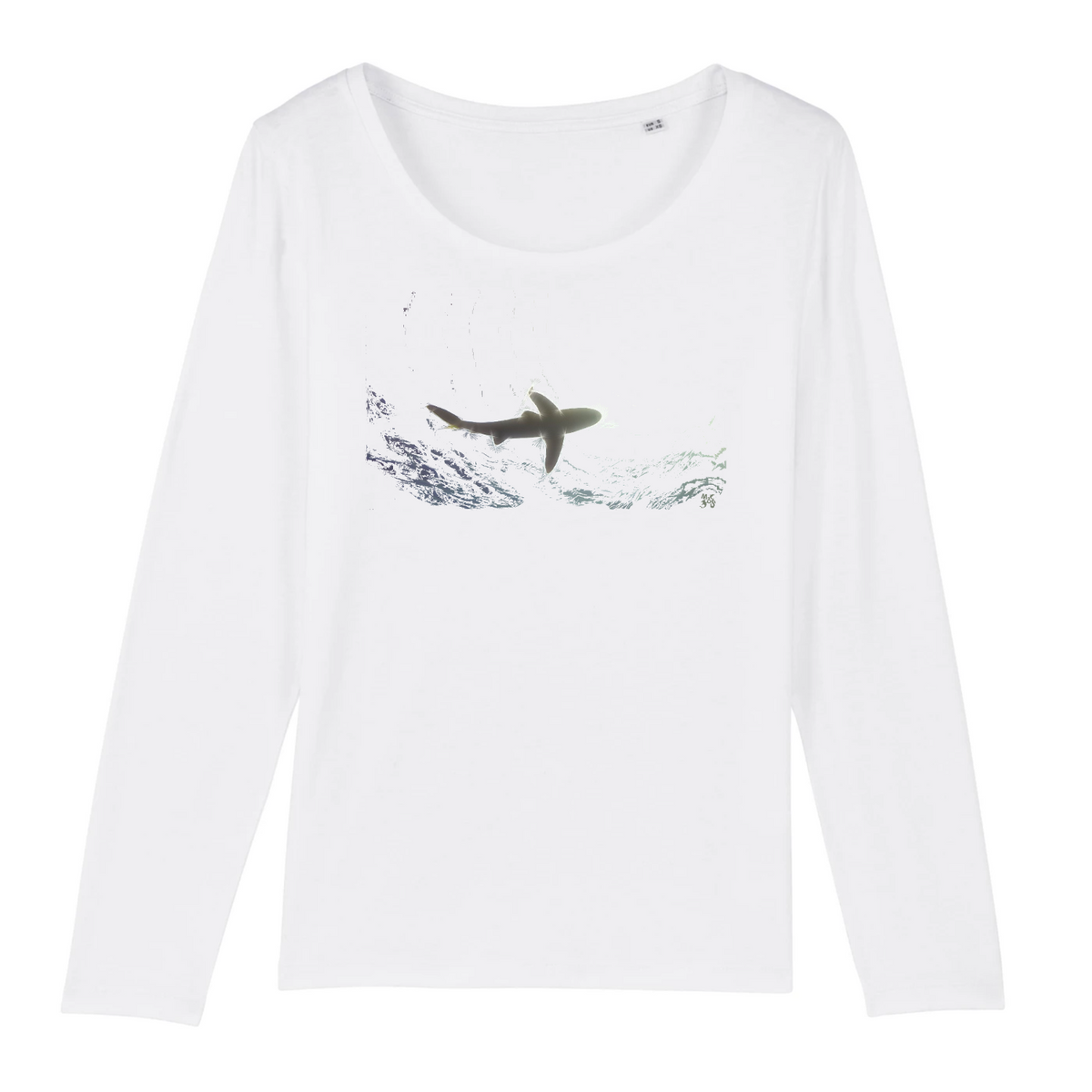t-shirt manches longues plongée requin