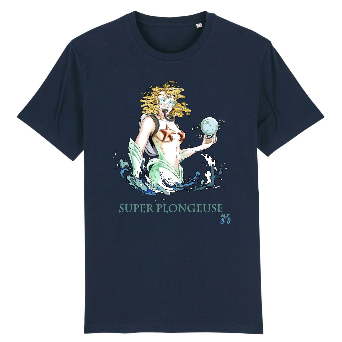 t-shirt plongée femme